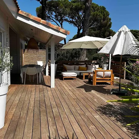Vila Charmante Maison Californienne - Jacuzzi - Piscine Dans Le Domaine - Golfe De St Tropez - 6-8 Personnes Gassin