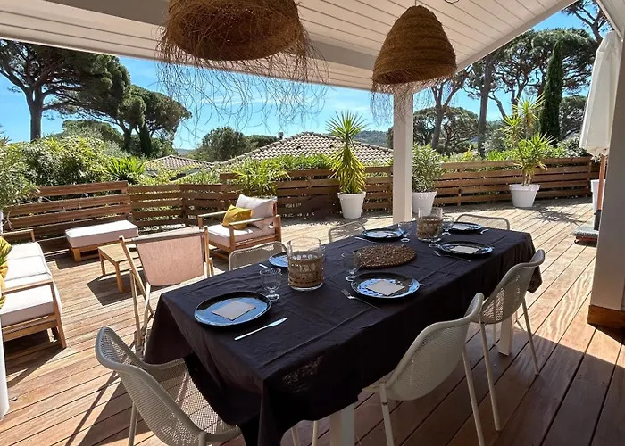 Charmante Maison Californienne - Jacuzzi - Piscine Dans Le Domaine - Golfe De St Tropez - 6-8 Personnes *