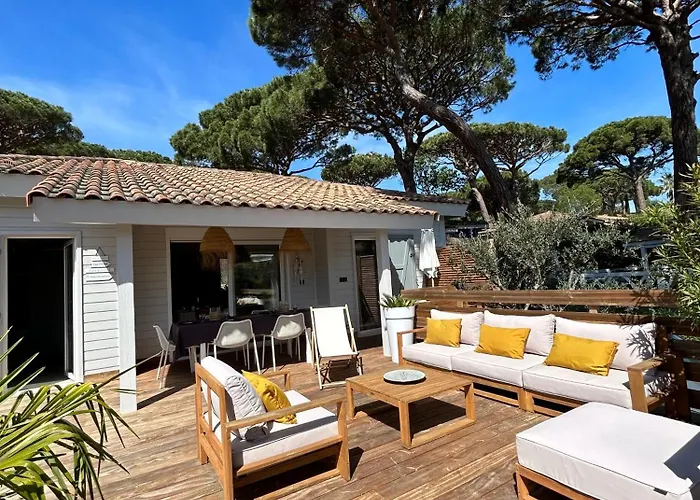 Charmante Maison Californienne - Jacuzzi - Piscine Dans Le Domaine - Golfe De St Tropez - 6-8 Personnes
